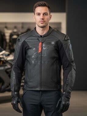 Alpinestars Black Performance Motorcycle Jacket NWOT